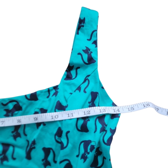 Modcloth IXIA Cat Print Fit & Flare Dress With Pockets! - Picture 6 of 8